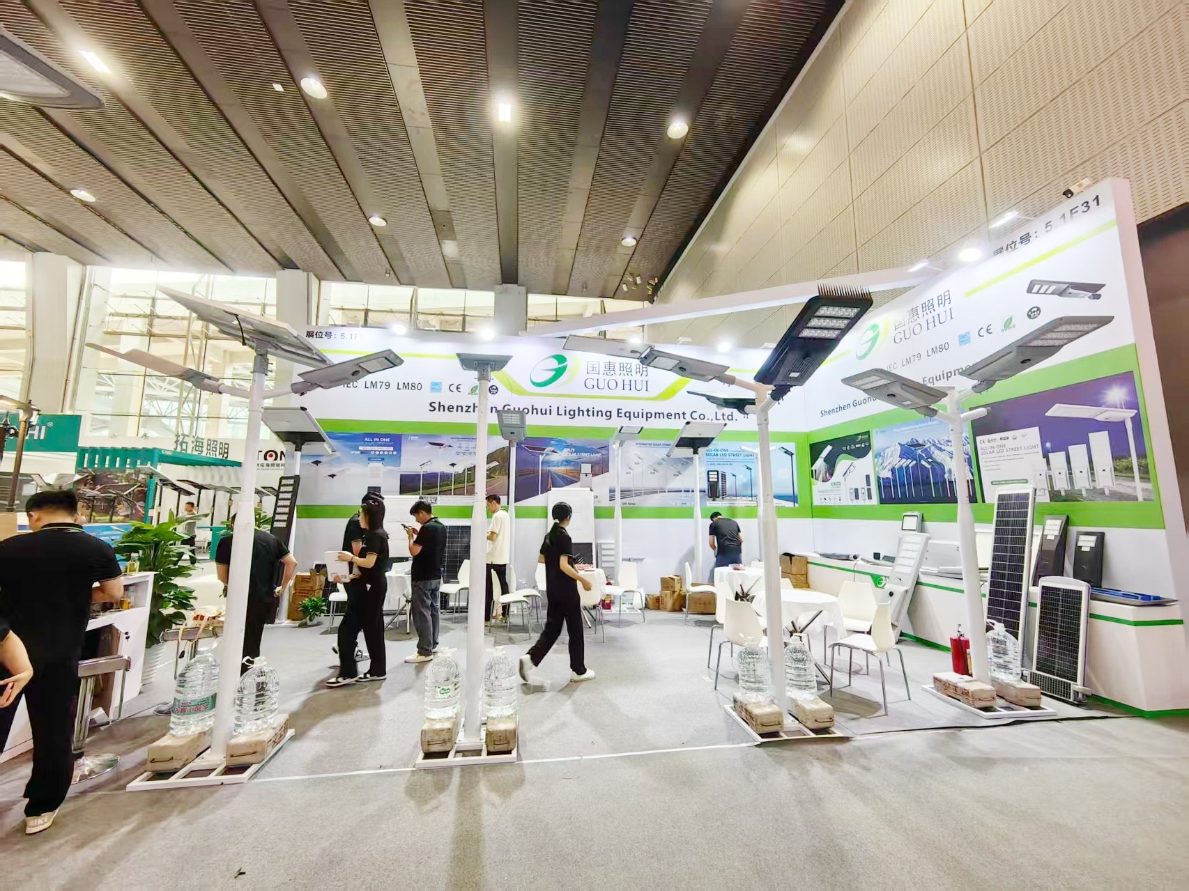 Stand de exhibición Guohui Lighting