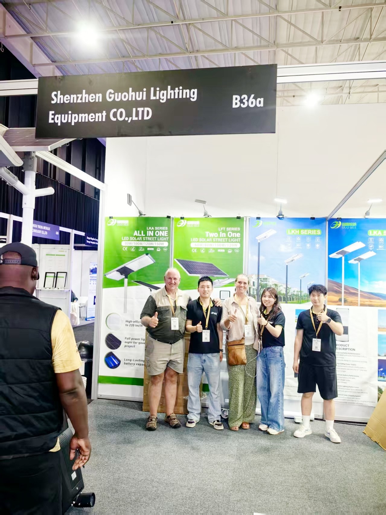 Guohui Lighting en exposición Sudáfrica 2026