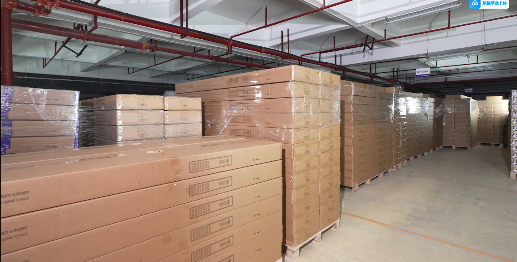 Almacén de productos terminados — stock listo