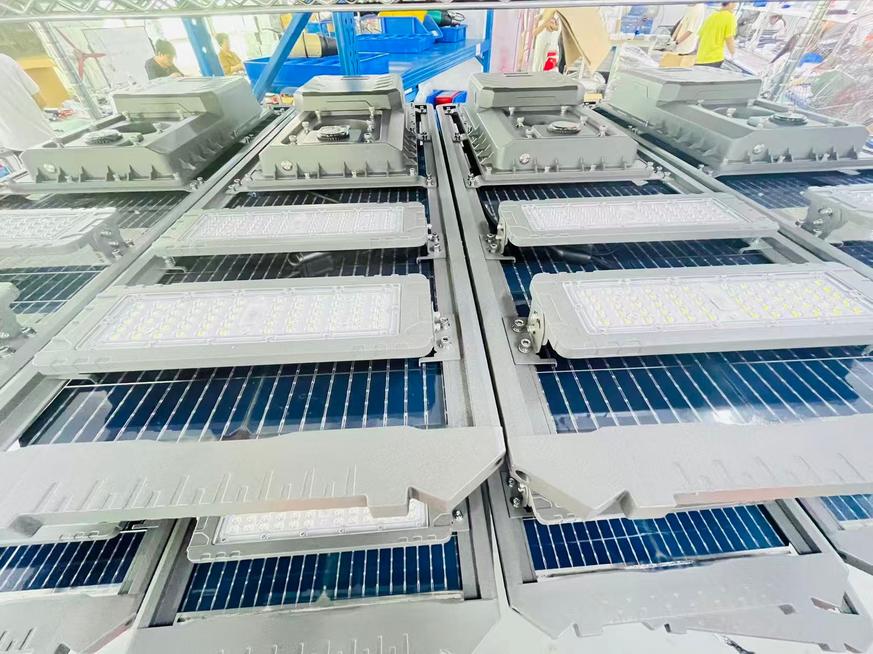 Línea de producción de paneles LED — control de calidad